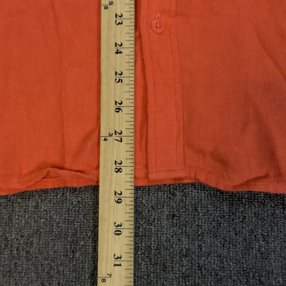 The North Face Men's Loghill Jacquard Short‎ Sleeve Button Up Shirt Size M